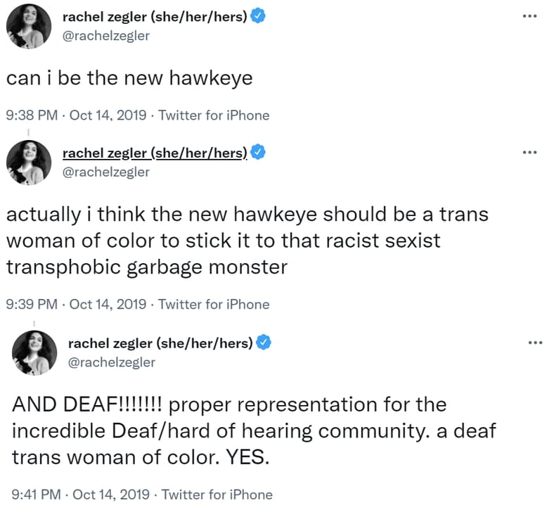 Rachel Zegler calls on Disney to replace Jeremy Renner as Hawkeye