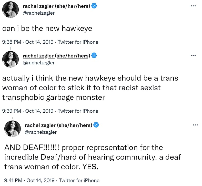 Rachel Zegler calls on Disney to replace Jeremy Renner as Hawkeye