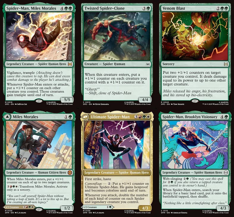 Miles Morales runs it back in Magic: The Gathering - Marvel's Spider-Man (2025), Wizards of the Coast.