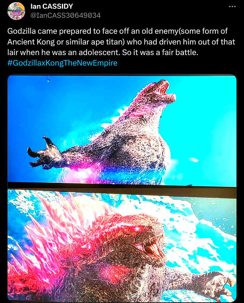 @IanCass30649034 says Godzilla engaged in a fair battle with Shimo