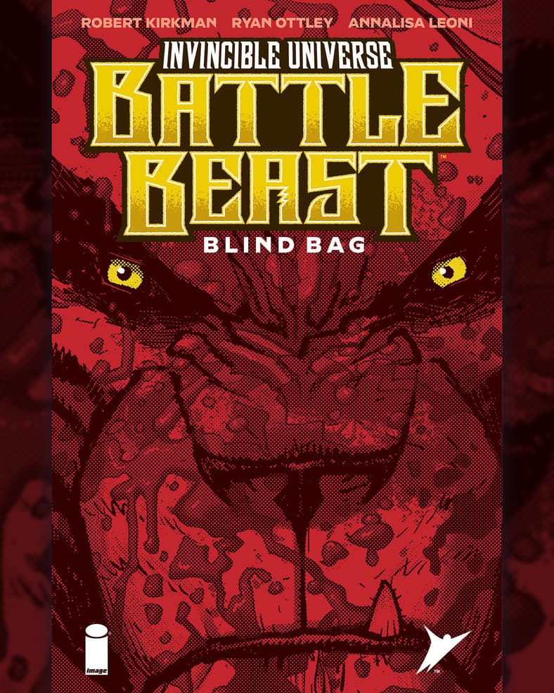 The outer polybag encasing blind bag editions of Invincible Universe Vol. 1 #1 (2025), Image
