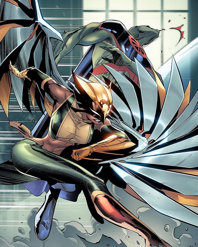 Hawkgirl rages against Martian Manhunter in Justice League Vol. 4 #9 (2018), DC