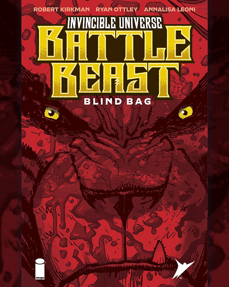 The outer polybag encasing blind bag editions of Invincible Universe Vol. 1 #1 (2025), Image