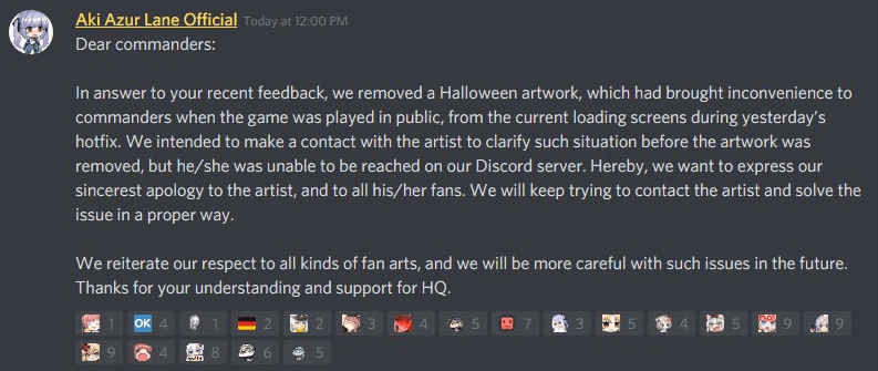 Azur Lane Apologizes After Facing Backlash for Removing Ecchi Fan Banner from Loading Screens