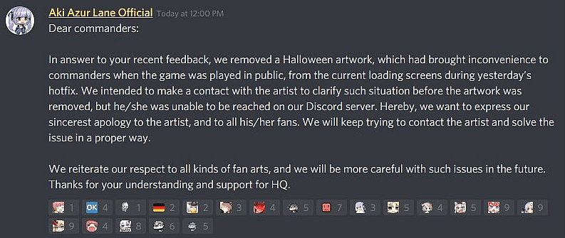 Azur Lane Apologizes After Facing Backlash for Removing Ecchi Fan Banner from Loading Screens