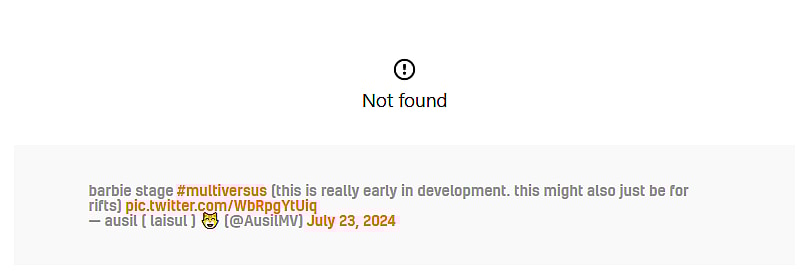 @AusilMV's X Tweet via VGC