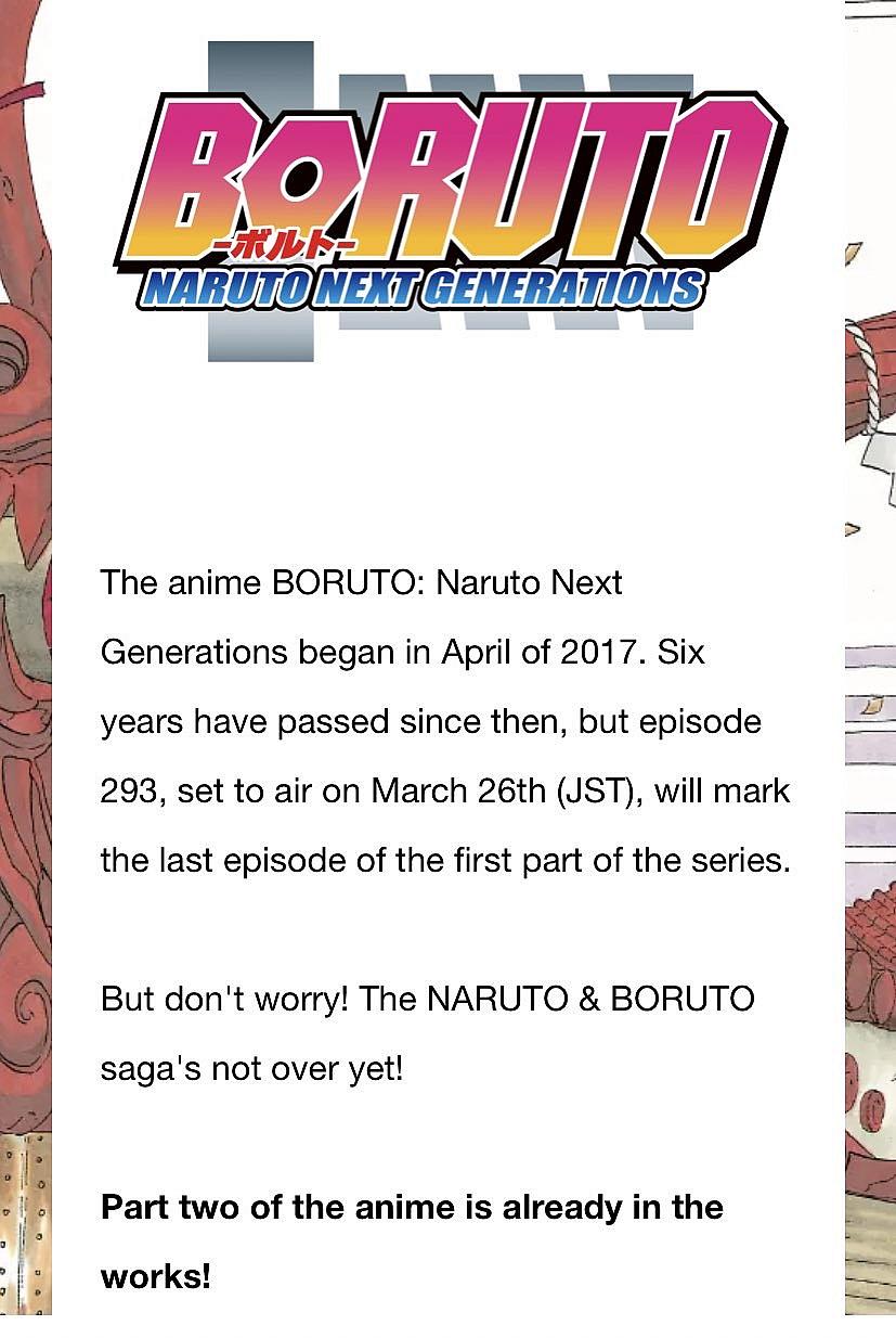 Boruto announcement
