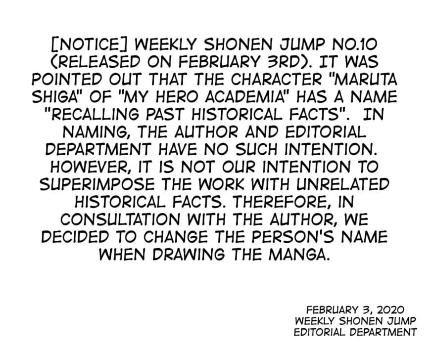 My Hero Academia Creator Vows to Change Character Name Following Outrage Over Perceived Reference to WW2 War Crimes