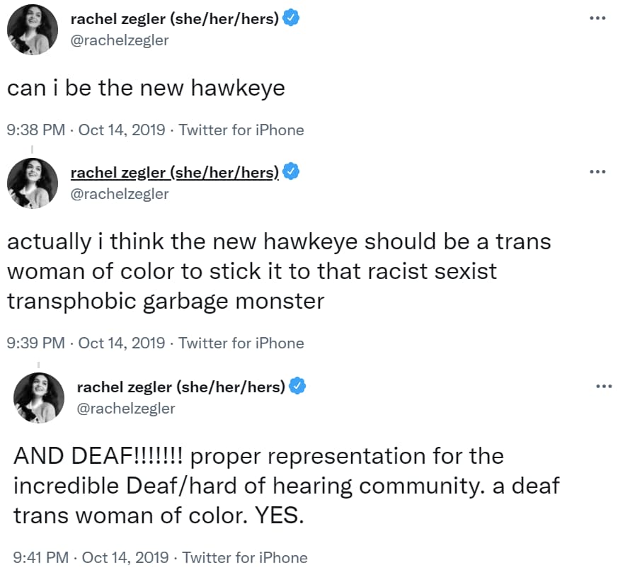 Rachel Zegler calls on Disney to replace Jeremy Renner as Hawkeye