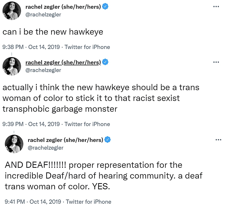 Rachel Zegler calls on Disney to replace Jeremy Renner as Hawkeye