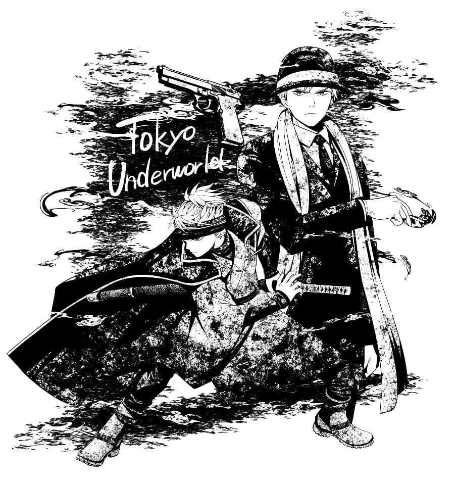 Original illustration of Tokyo Underworld's Enra Mizoregi by Kenji Sakaki