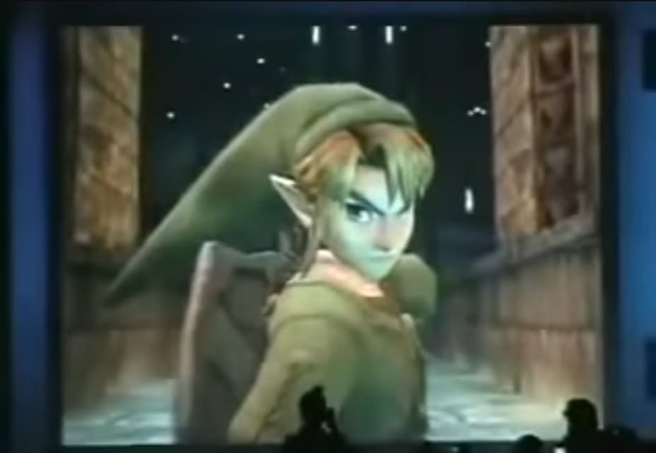 Fans go ballistic as Link sheathes his sword in a trailer in E3 2004 Nintendo annonce Zelda Twilight Princess, Fnac, YouTube