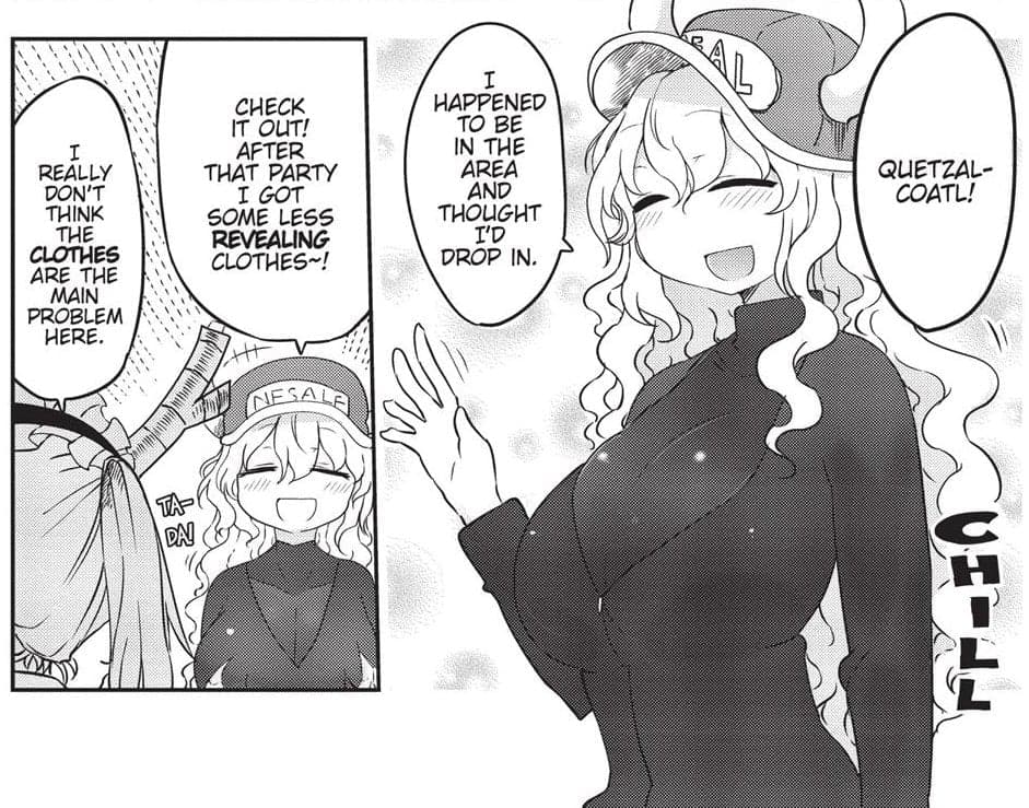 dragon maid less revealing clothes