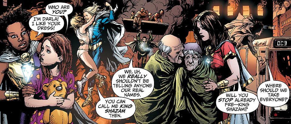 The birth of King Shazam - Art by Gary Frank - DC Comics