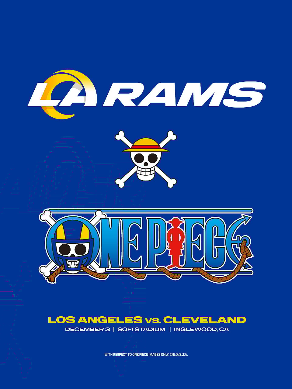 One Piece x LA Rams
