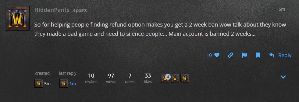 Reforged Ban 1