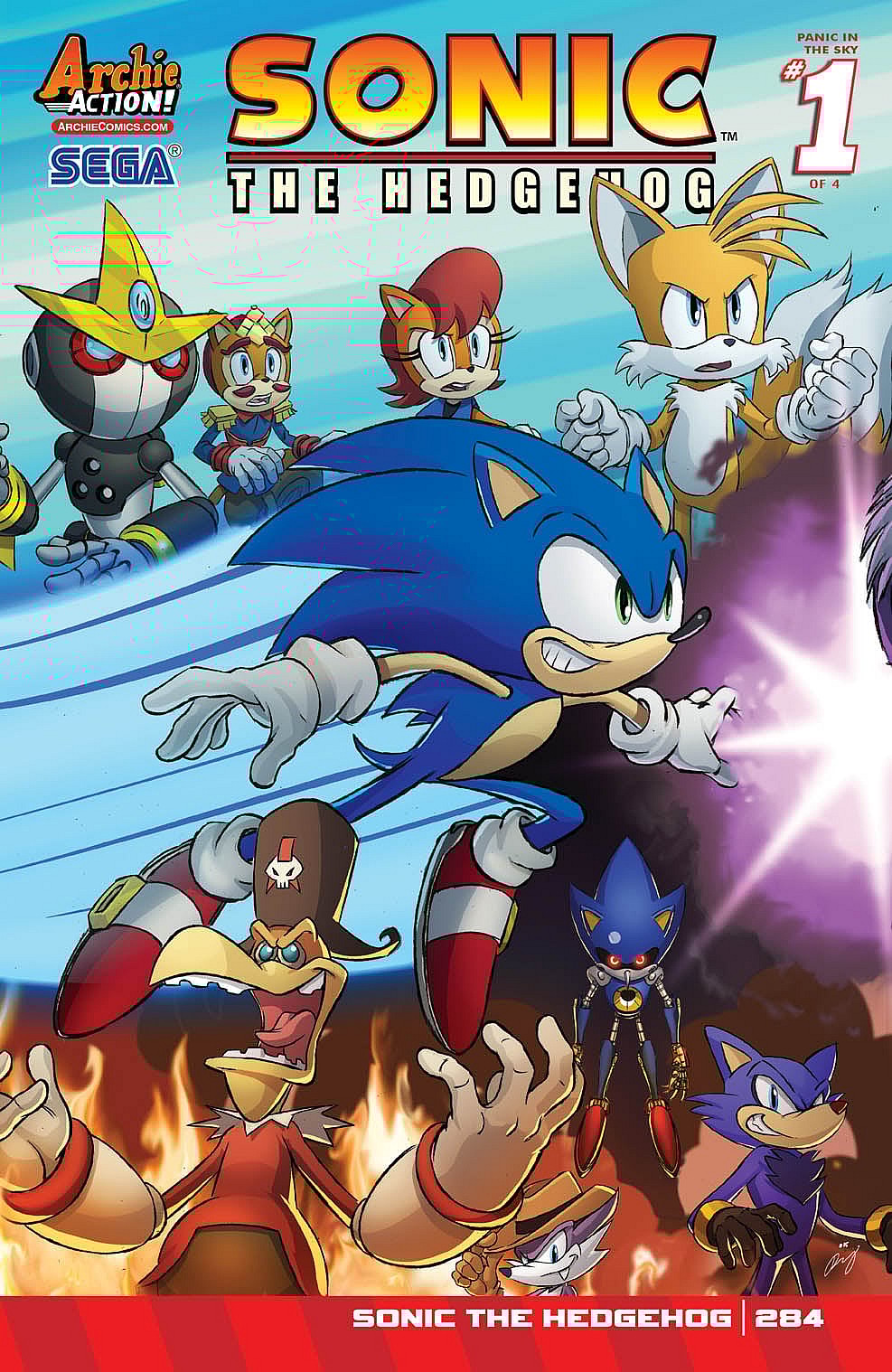 Sonic the Hedgehog #284 Cover