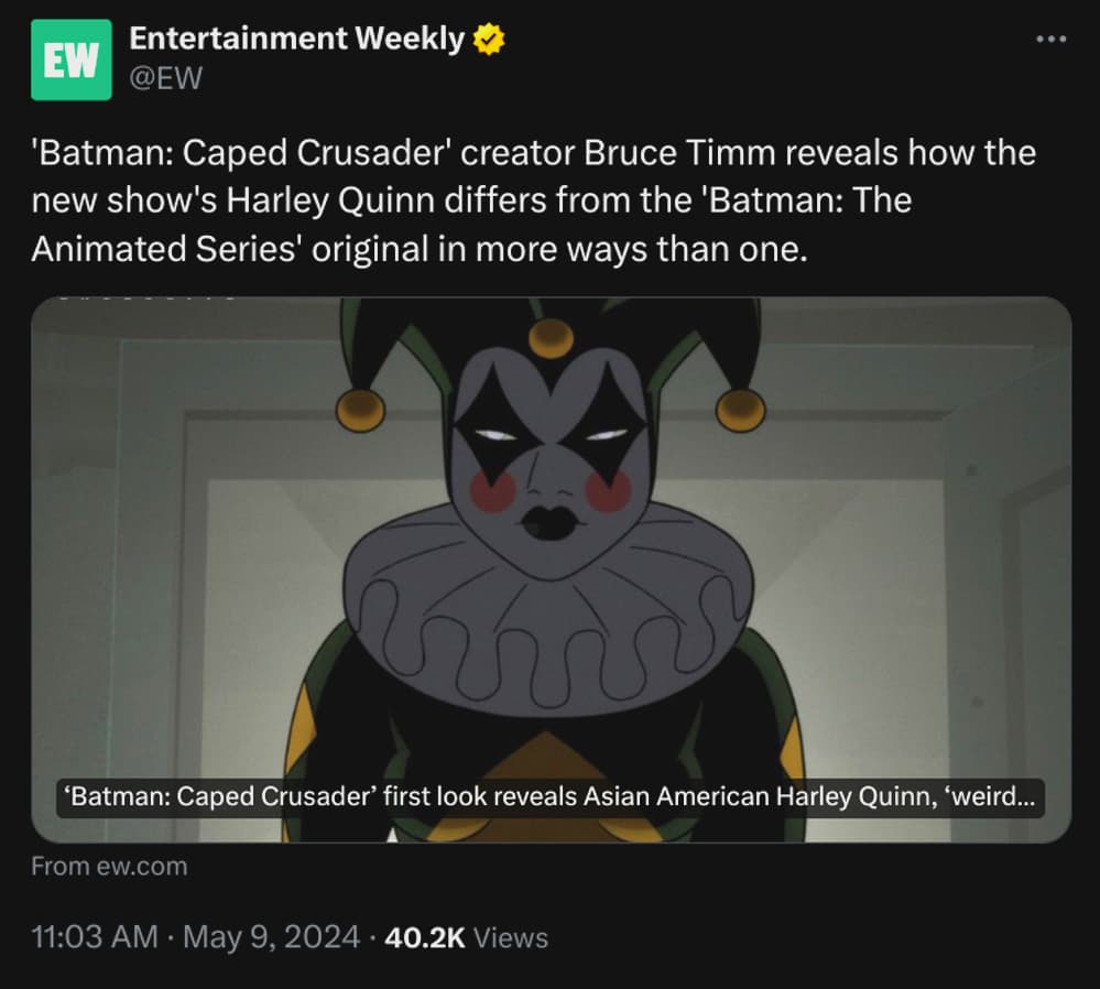 Harley forgets the Punchline