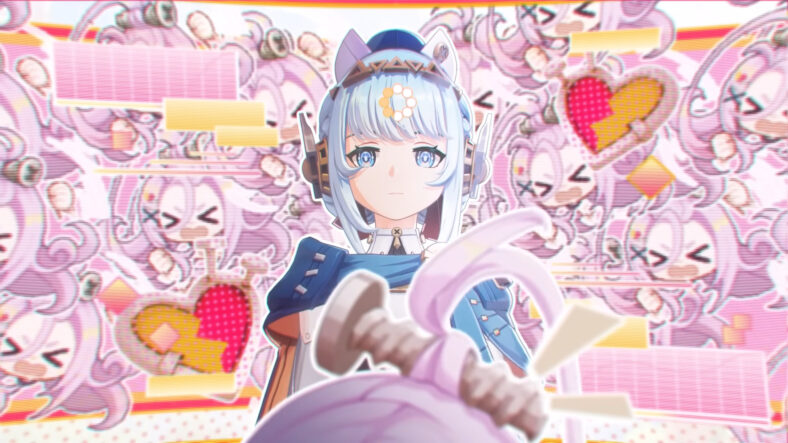 Ineffa (Nakajima Megumi) makes an analysis of Aino (Takamori Natsumi) in Genshin Impact (2020), HoYoverse