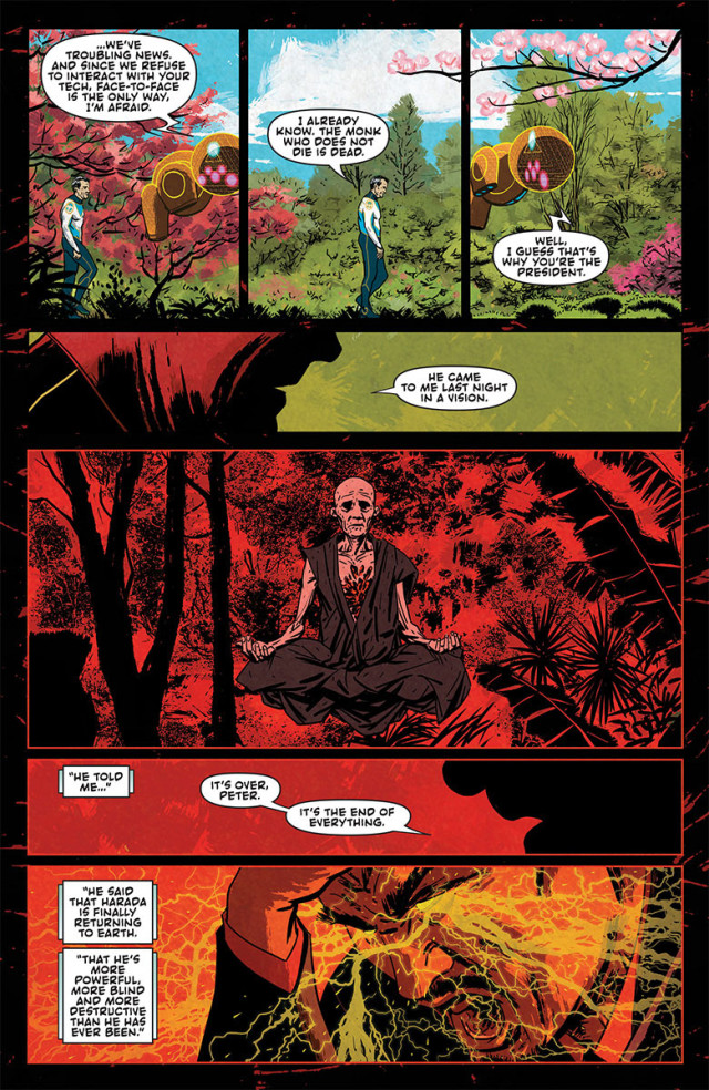 Book of Death The Fall of Harbinger Preview Page