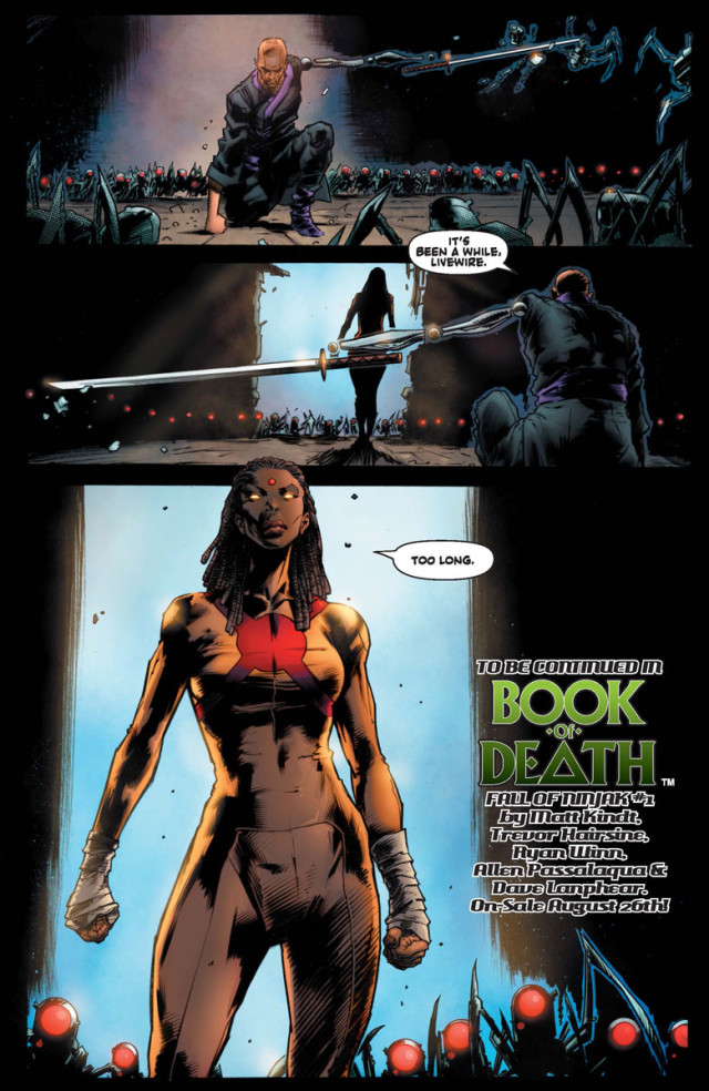 Book of Death Fall of Ninjak Preview