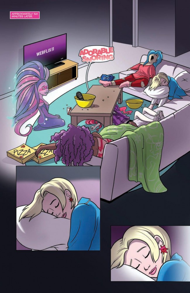 Jem and the Holograms Outrageous Annual Preview Page