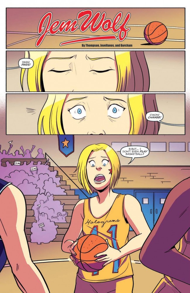 Jem and the Holograms Outrageous Annual Preview Page