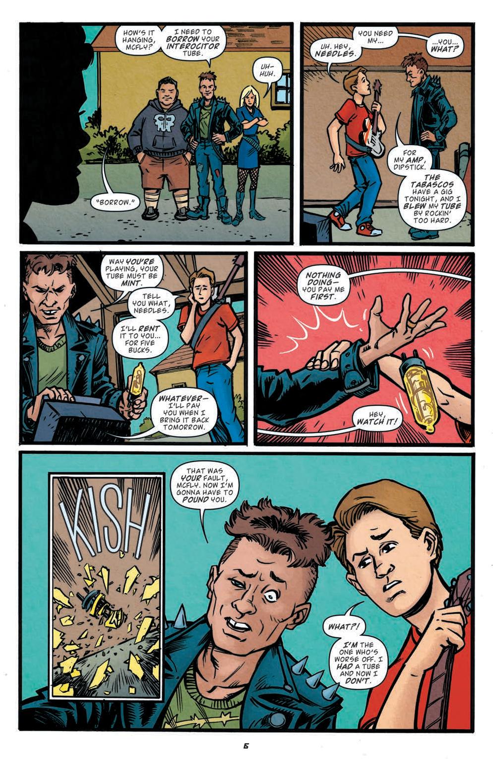 Back to the Future #1 Preview Page