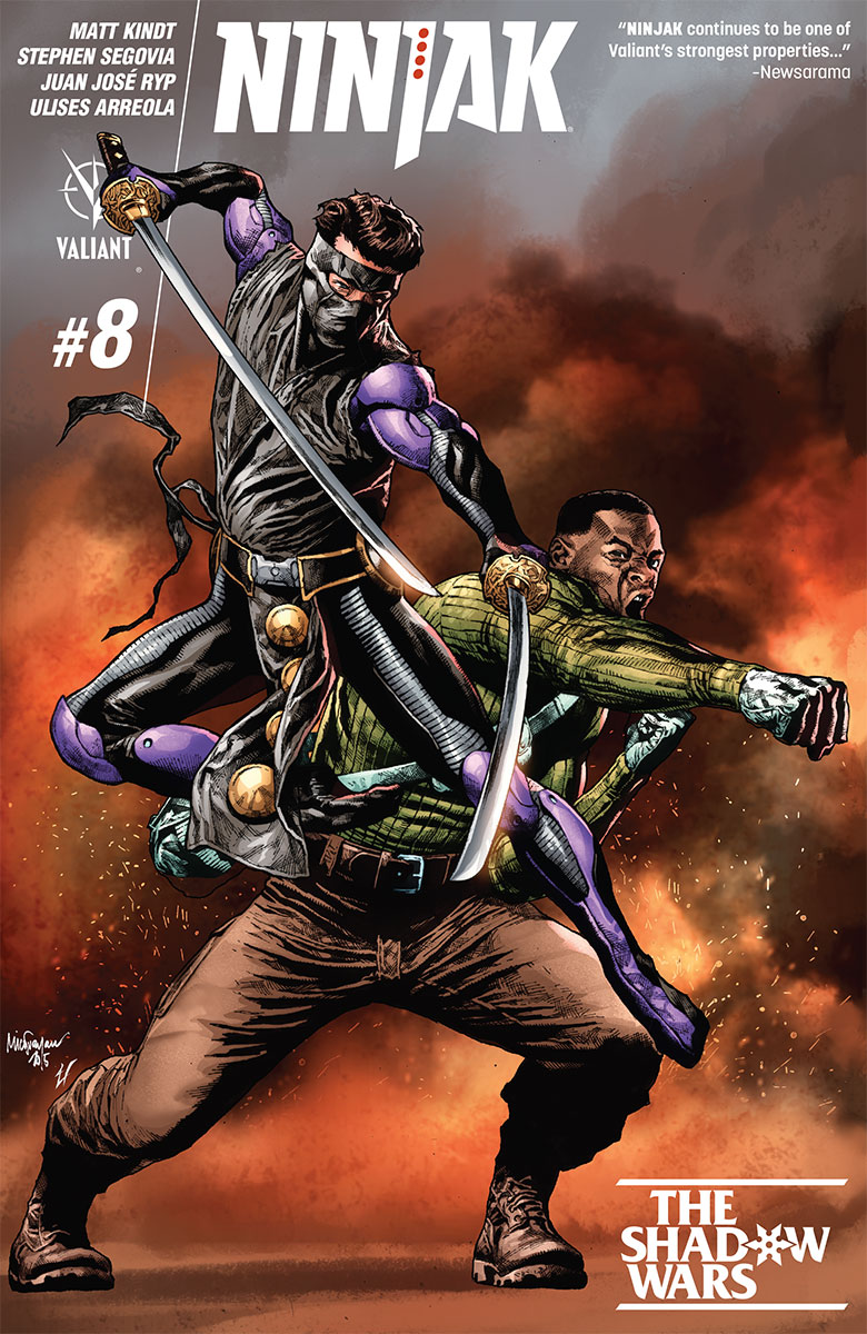 Ninjak #8 Cover by Mico Suayan
