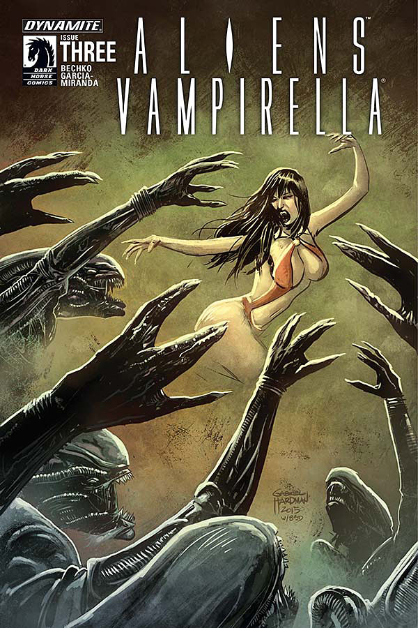 Aliens / Vampirella #3 Cover