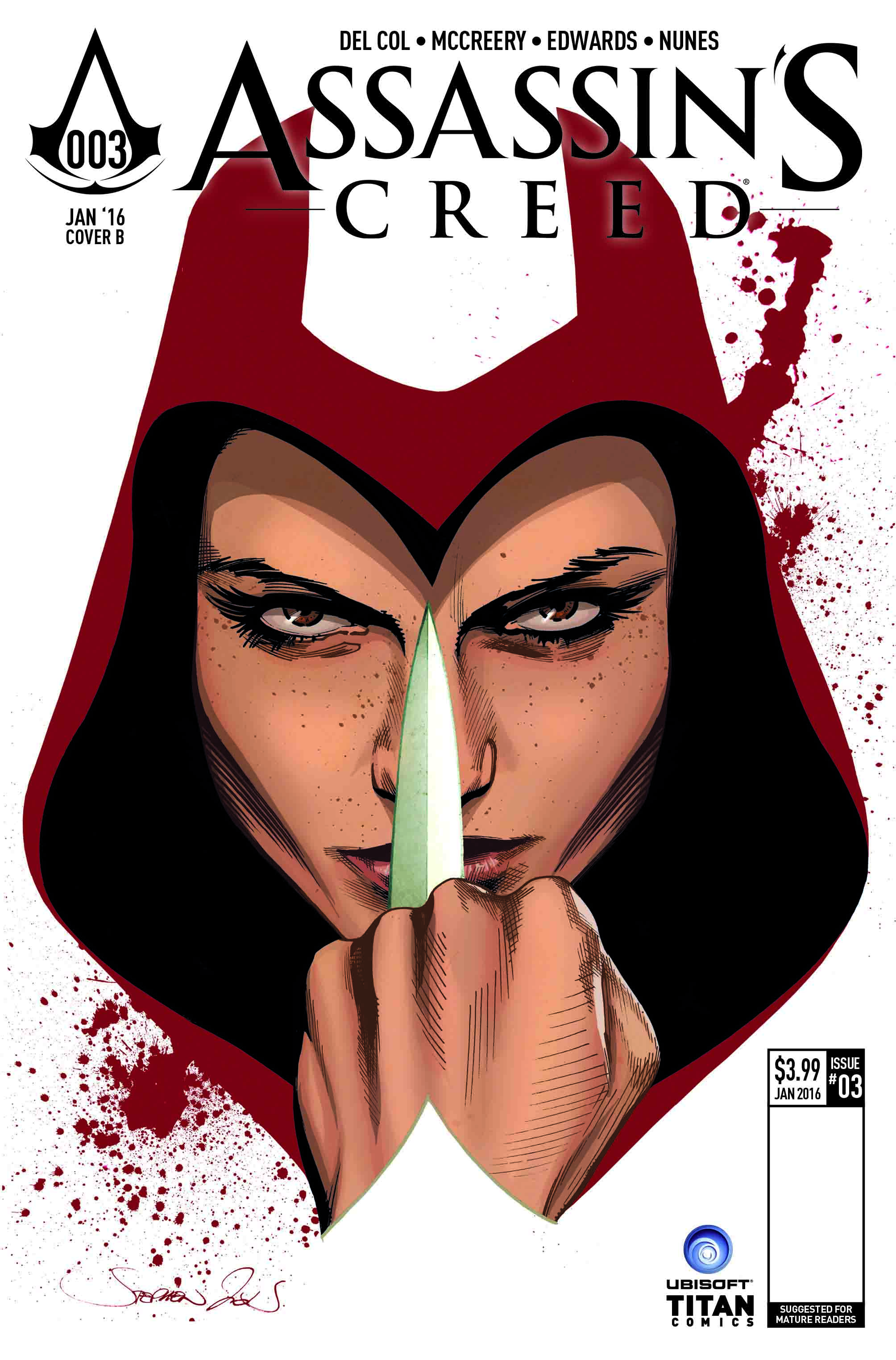 Assassin's Creed #3 Cover B