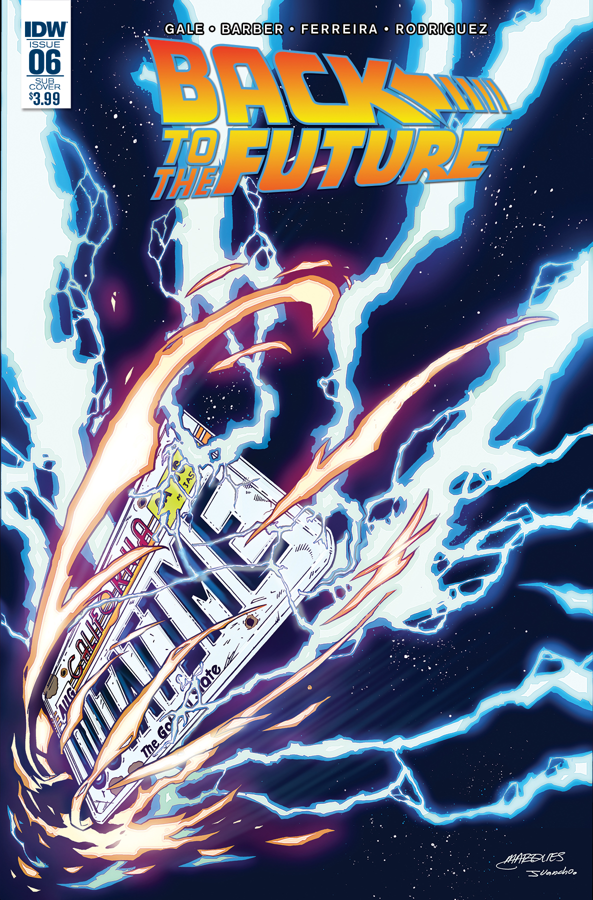 Back to the Future #6 Cover