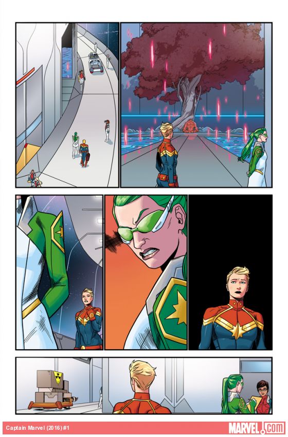 Captain Marvel #1 Preview Page