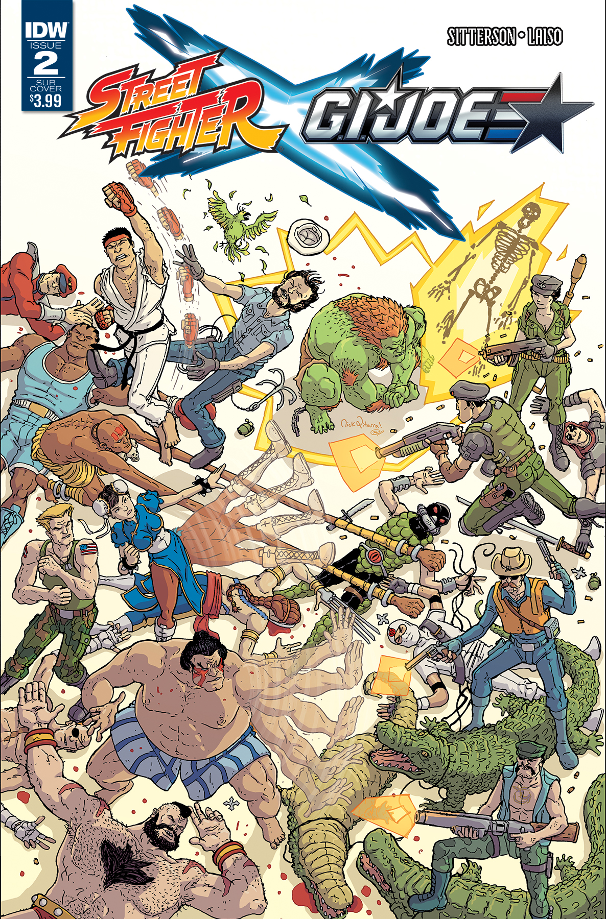 Street Fighter X G.I. JOE #2 (of 6) Cover