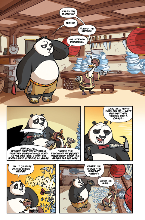 Kung Fu Panda #3 Preview Page
