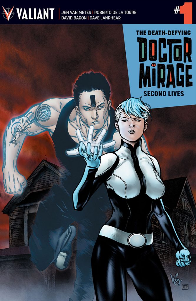 THE DEATH-DEFYING DOCTOR MIRAGE: SECOND LIVES #1 (of 4) Cover