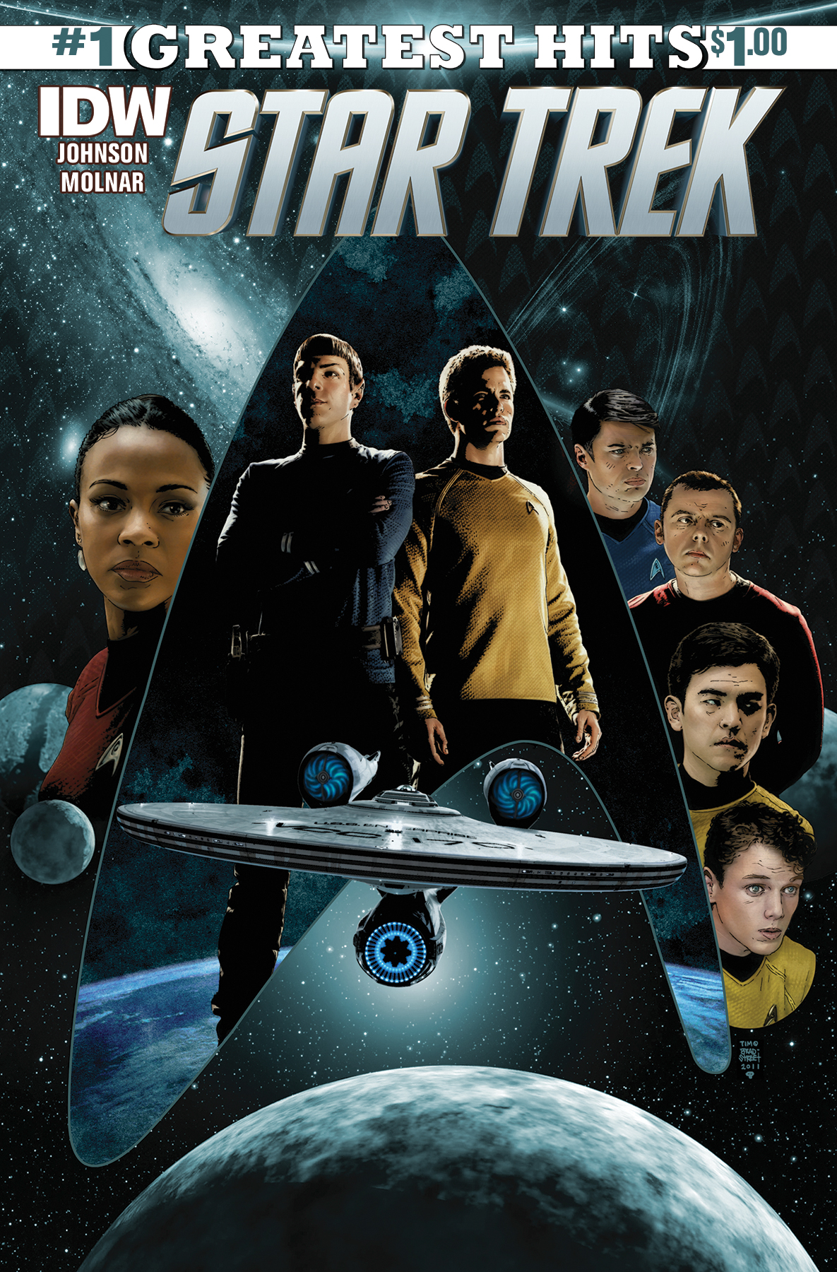 Star Trek #1 IDW’s Greatest Hits Edition Cover