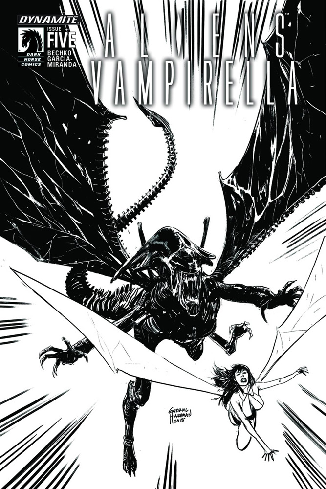 Aliens / Vampirella #5 Cover