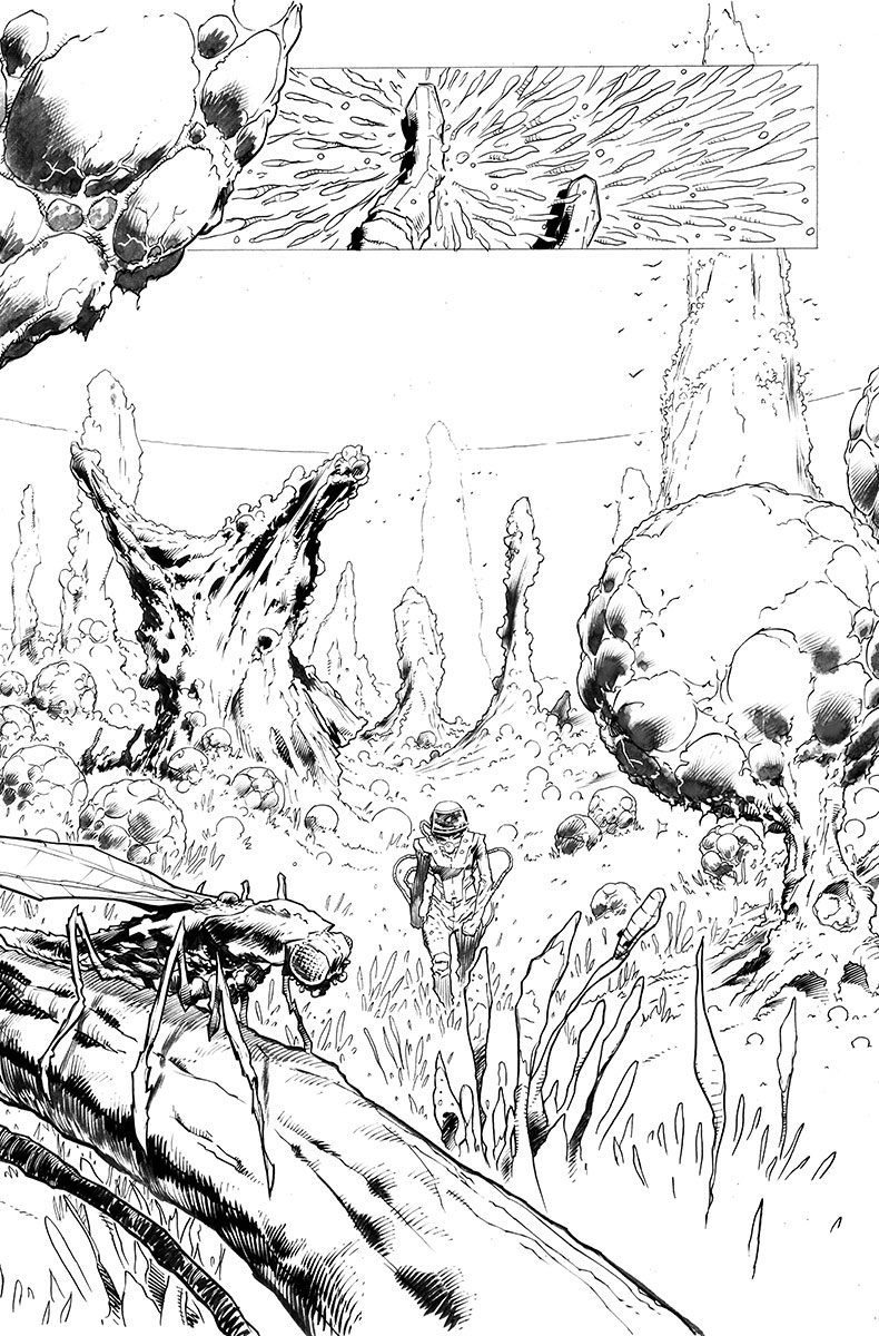 Divinity II #1 Black & White Preview Page