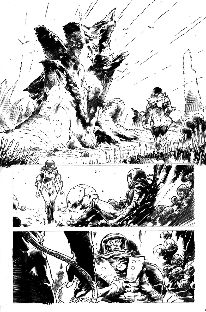 Divinity II #1 Black & White Preview Page