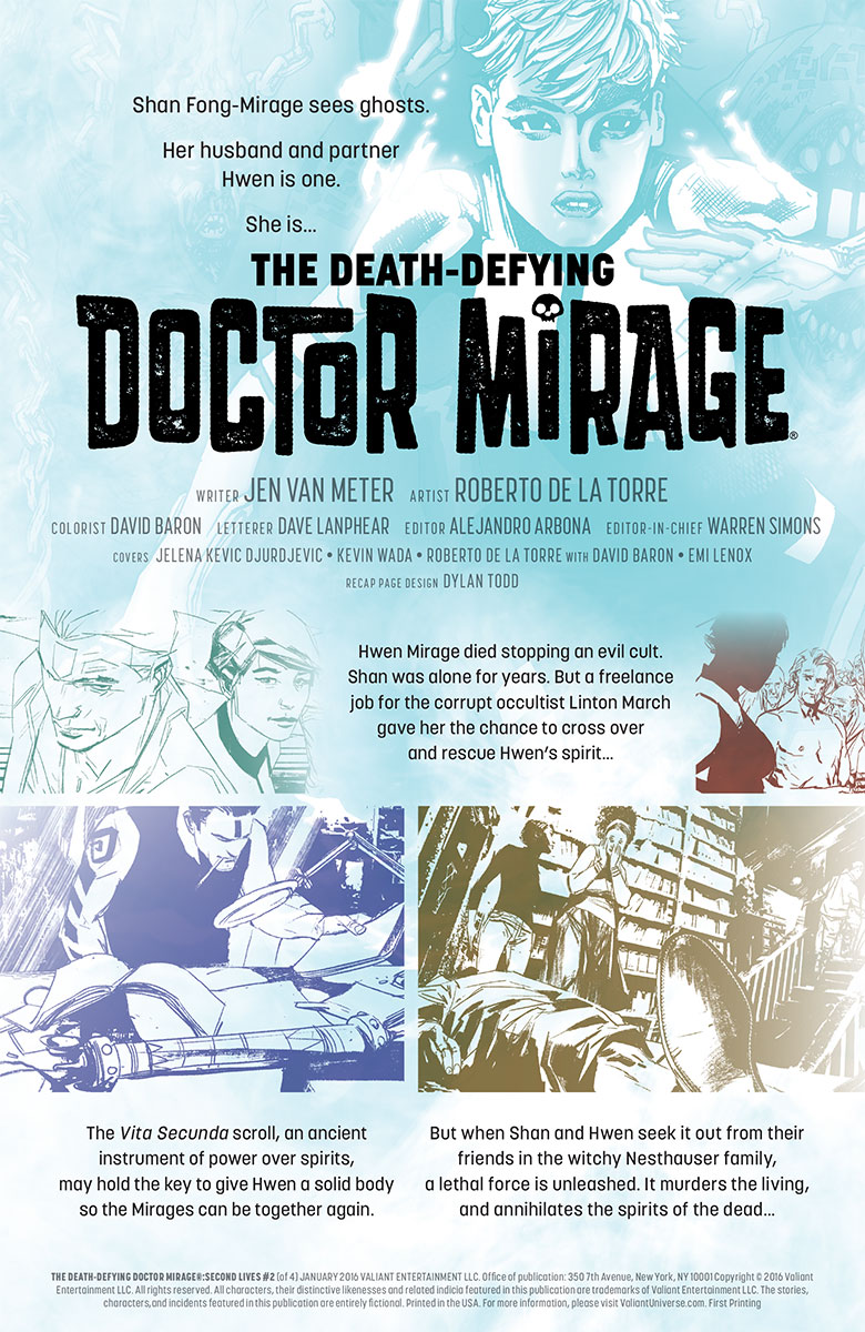 The Death-Defying Doctor Mirage #2 Preview Page
