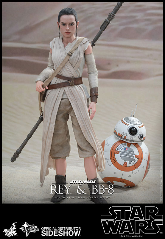 Rey and BB-8 Sixth Scale Figure Set by Hot Toys
