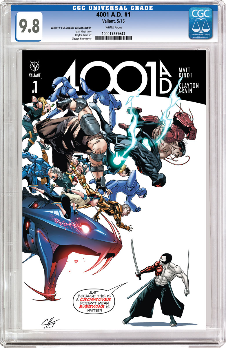 4001 A.D. #1 Cover