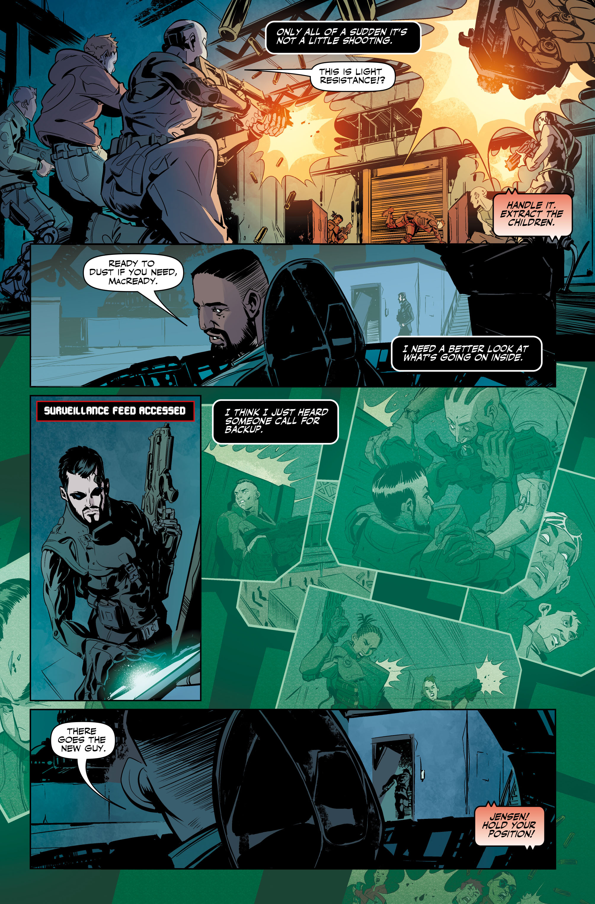 Deus Ex #1 Preview Page