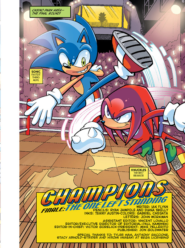 Sonic Comics Spectacular: Speed of Sound TP Preview Page