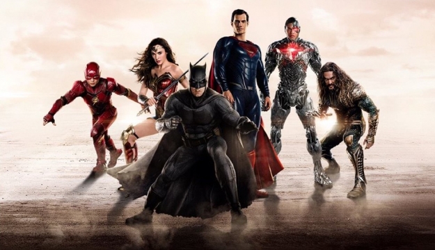 Justice League Banner with Superman