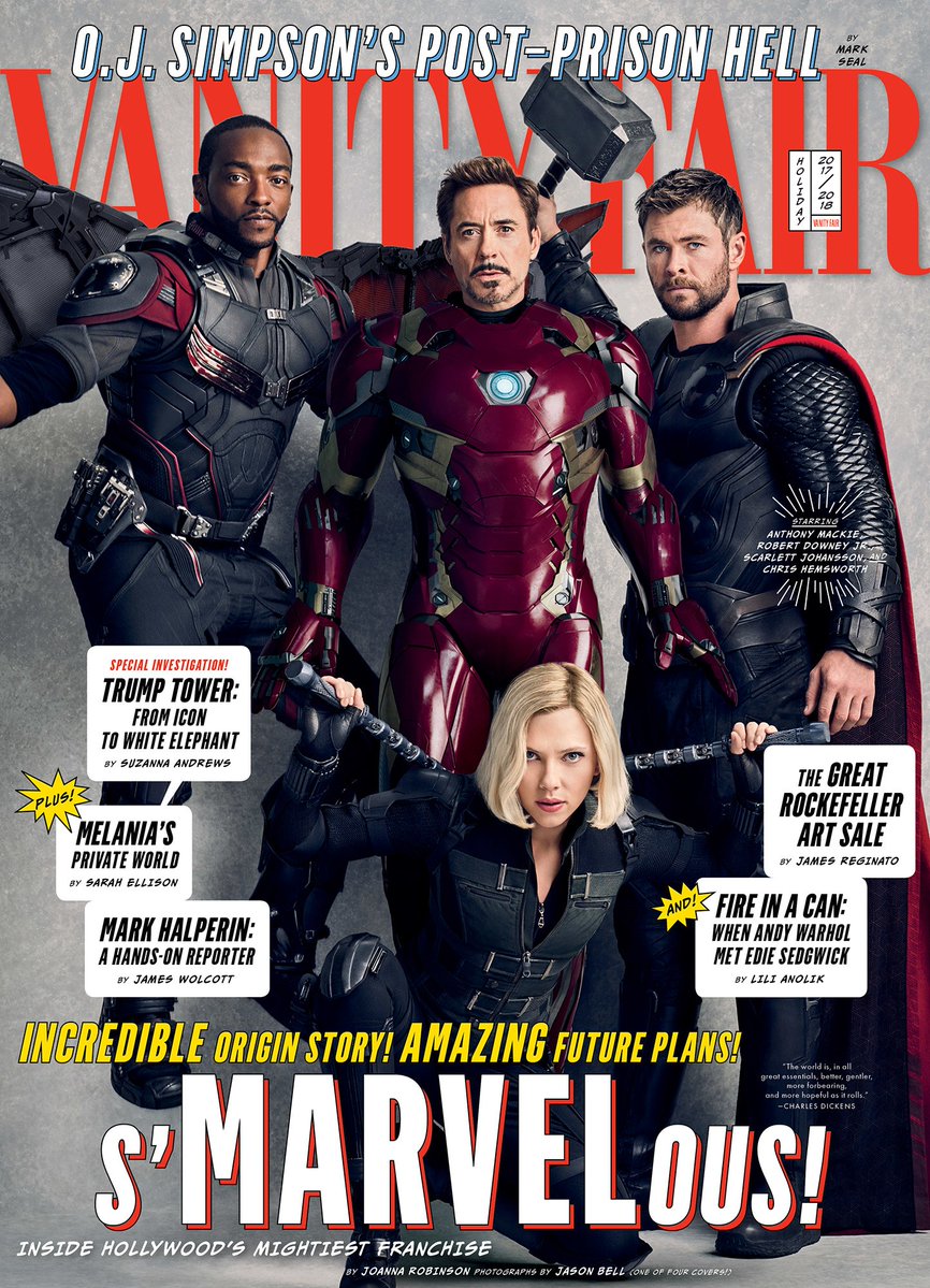 Avengers Infinity War Vanity Fair Cover