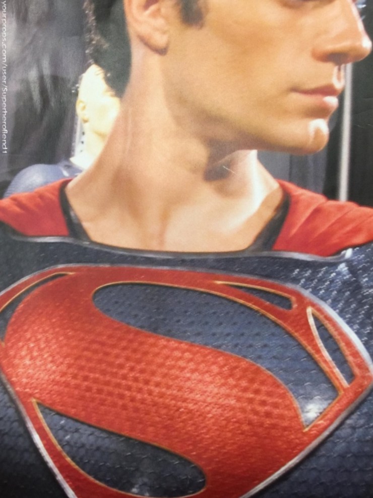 Man of Steel Behind the Scenes Superman suit