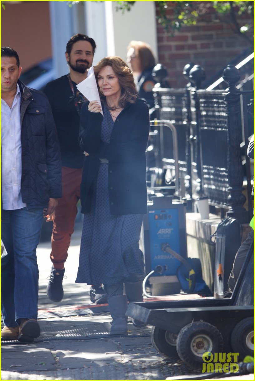 Michelle Pfeiffer on set of Ant man and the wasp