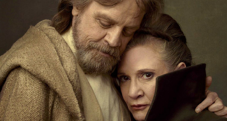 Leia Organa and Luke Skywalker